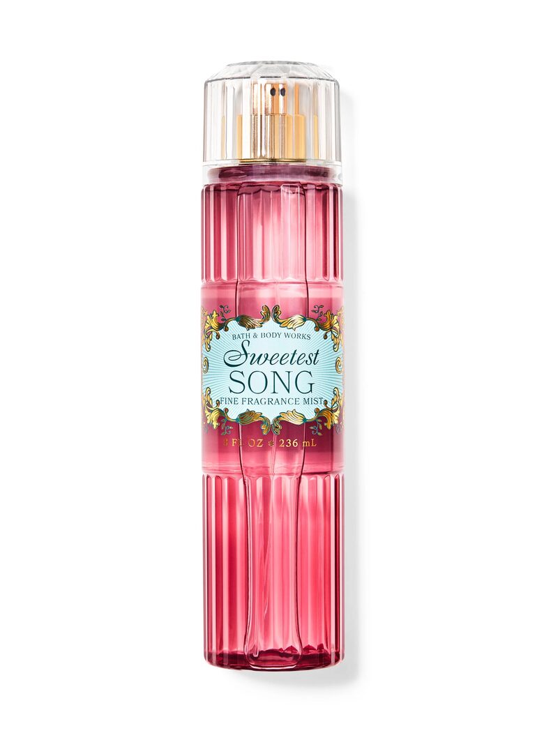 Bath & Body Works Sweetest Song parfimēts ķermeņa sprejs 236 ml